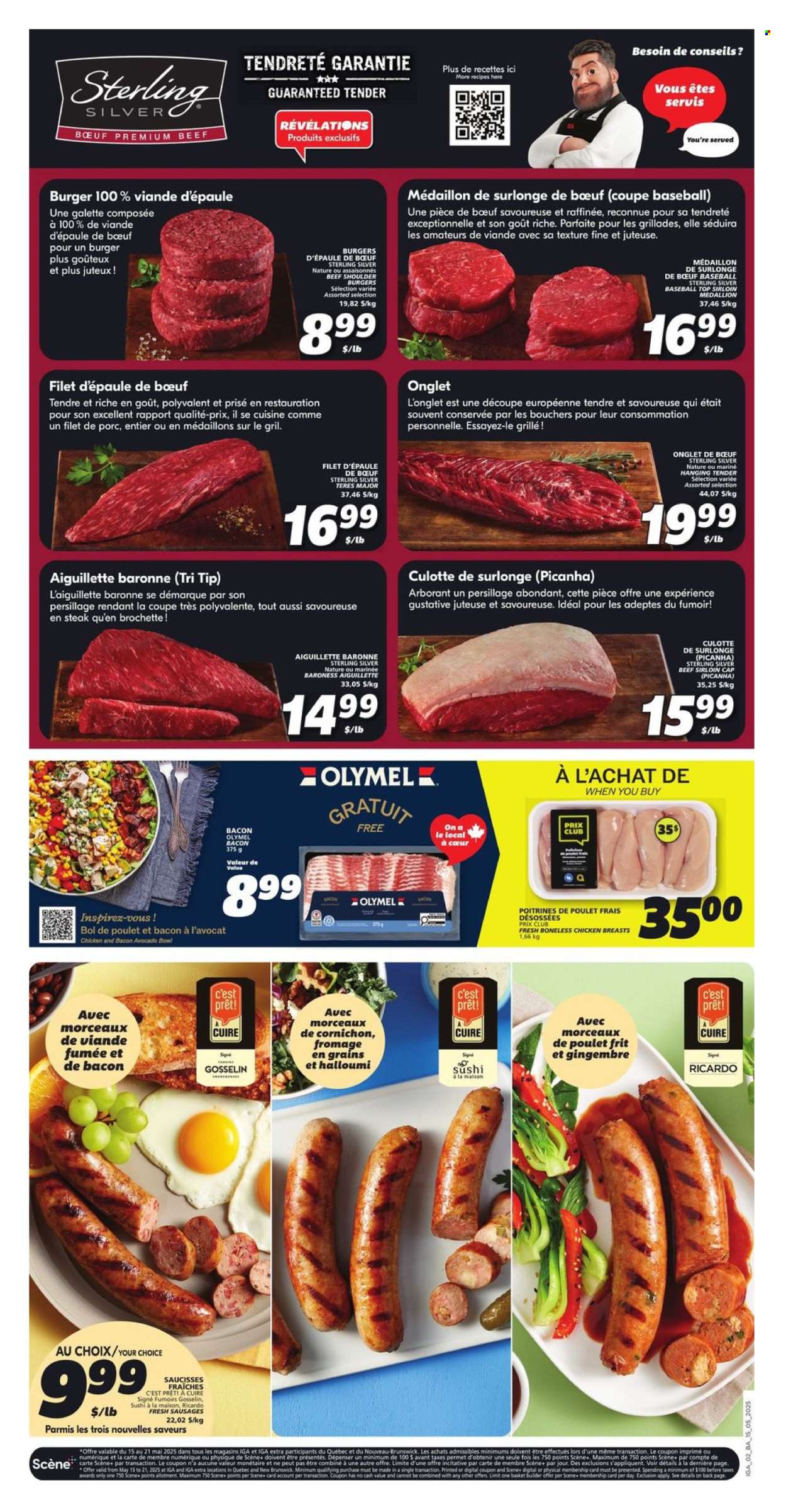 IGA flyer - May 15, 2025 - May 21, 2025. Page 1