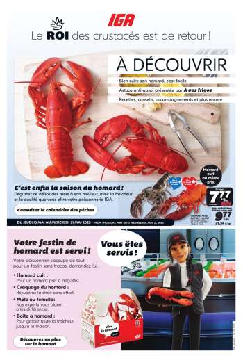 IGA Flyer - May 15, 2025 - May 21, 2025.