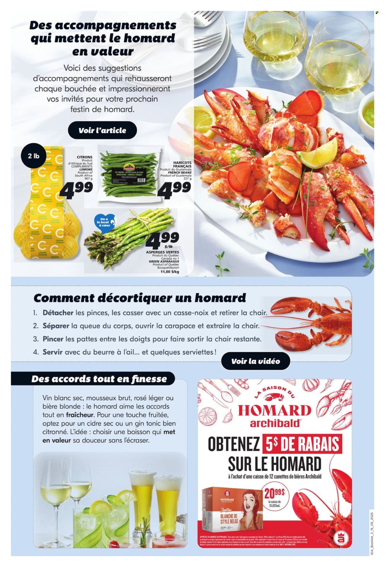 IGA flyer - May 15, 2025 - May 21, 2025. Page 1