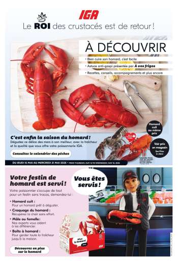 IGA Flyer - May 15, 2025 - May 21, 2025.