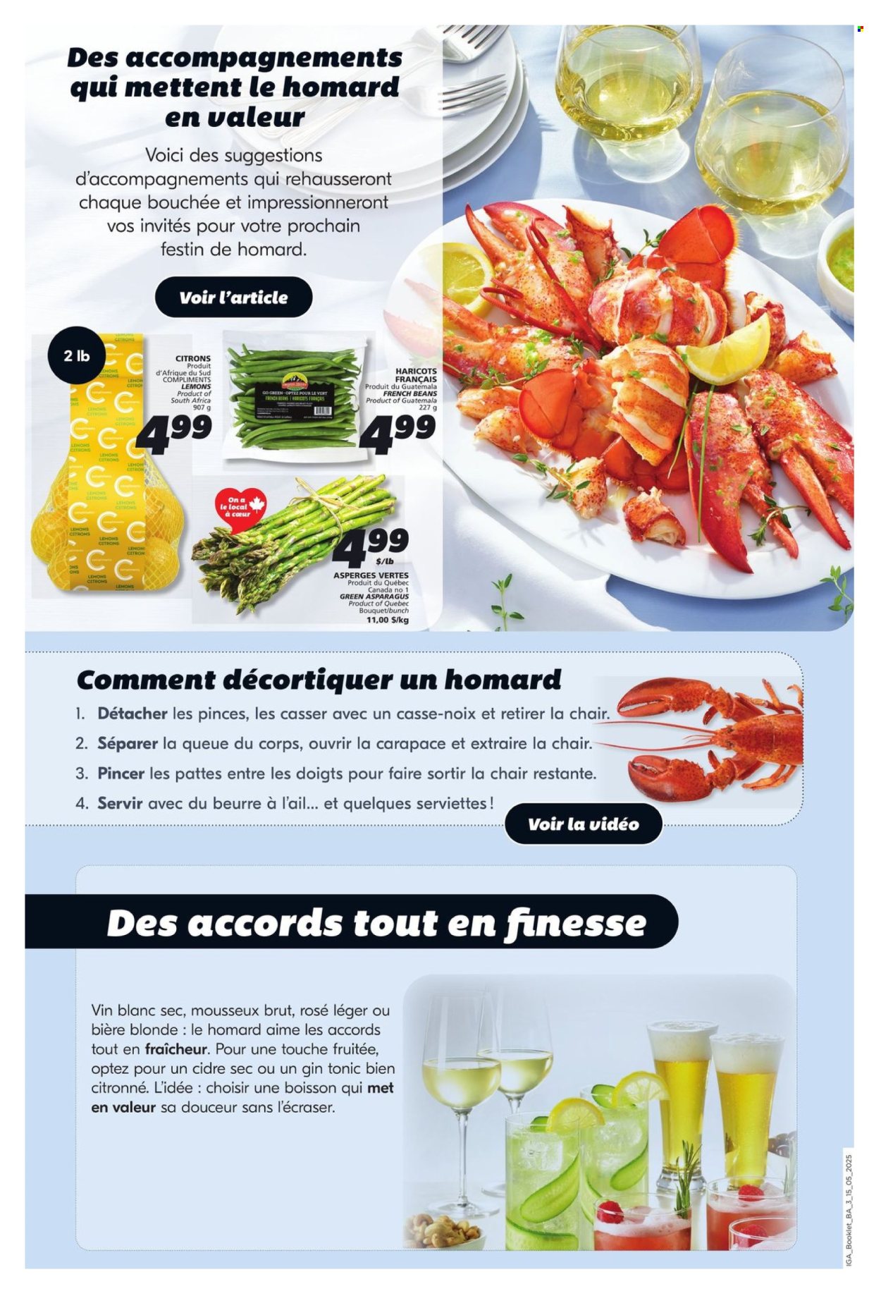 IGA flyer - May 15, 2025 - May 21, 2025. Page 1