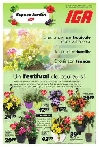 IGA Flyer - May 15, 2025 - May 21, 2025.
