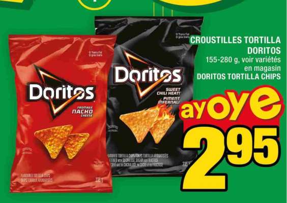 CROUSTILLES TORTILLA DORITOS