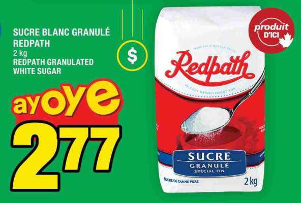 Redpath Granulated White Sugar