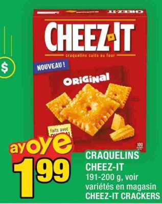 craquelins Cheez-It