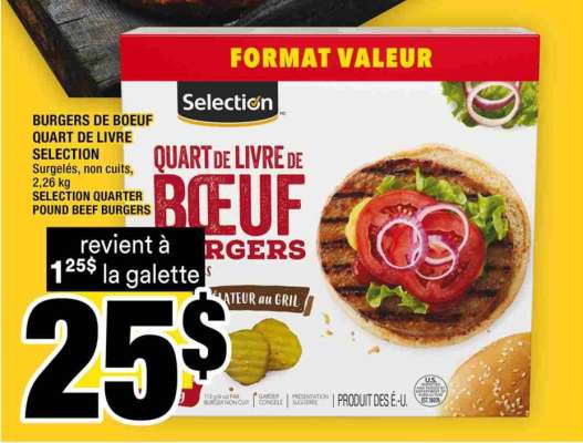 Burgers de Boeuf Selection