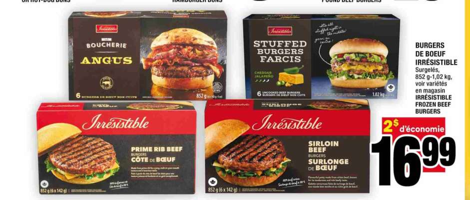 Burgers de Boeuf Irrésistible