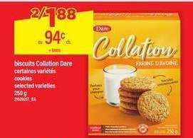 BISCUITS COLLATION DARE
