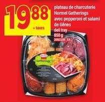 plateau de charcuterie Hormel Gatherings