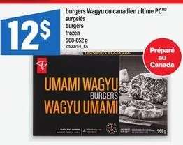 burgers Wagyu ou canadien ultime PC