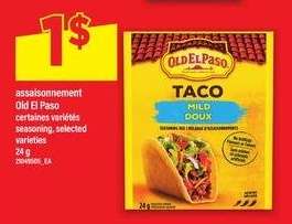 OLD EL PASO TACO SEASONING