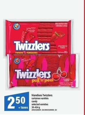 FRIANDISES TWIZZLERS