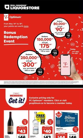 Real Canadian Liquorstore Flyer - May 14, 2025 - May 18, 2025.
