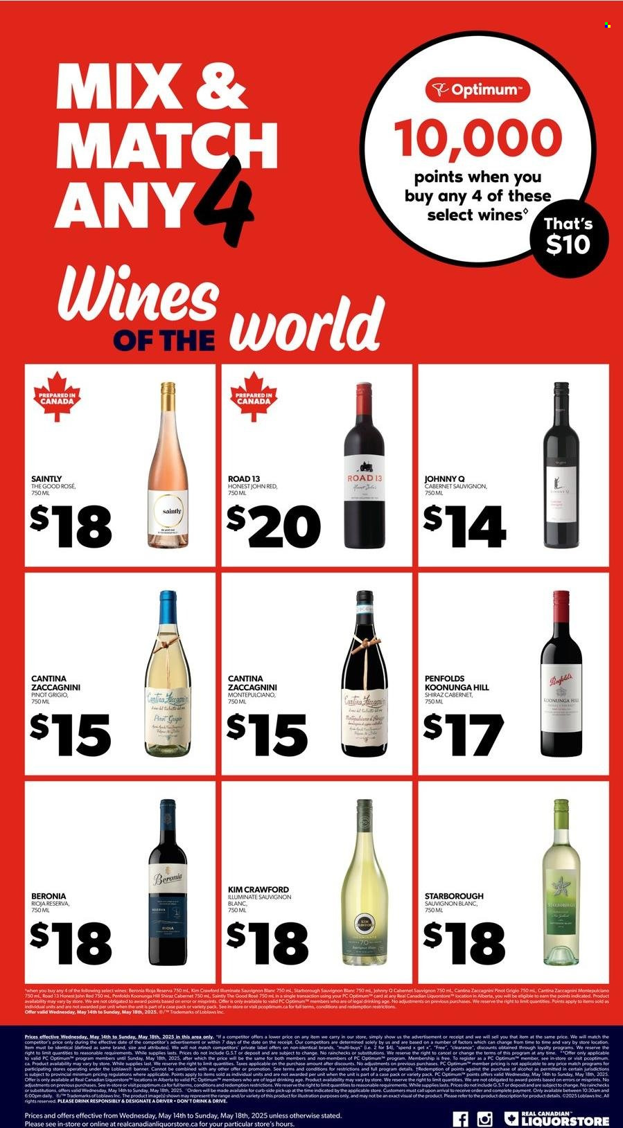 Real Canadian Liquorstore flyer - May 14, 2025 - May 18, 2025. Page 1