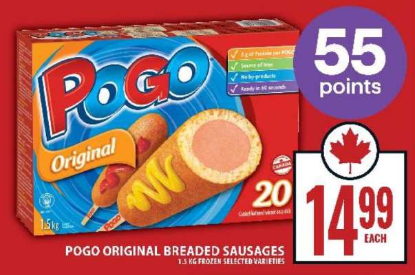 POGO ORIGINAL BREADED SAUSAGES