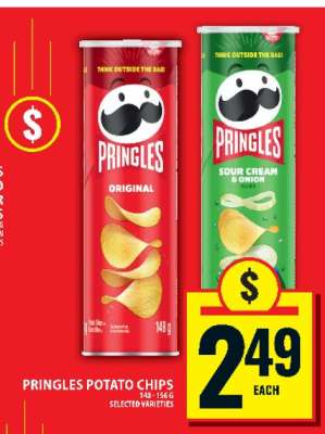 PRINGLES POTATO CHIPS