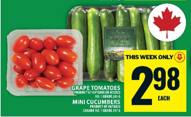 Grape Tomatoes / Mini Cucumbers