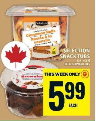 Selection Snack Tubs