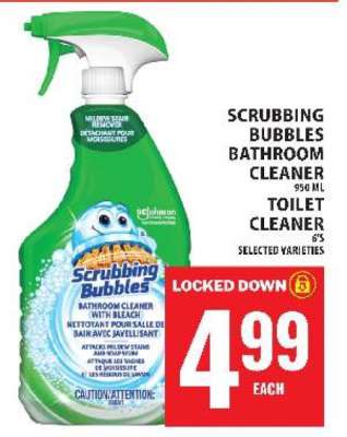 SCRUBBING BUBBLES BATHROOM CLEANER