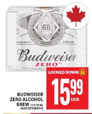 Budweiser Zero Alcohol Brew