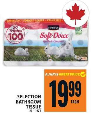 SELECTION BATHROOM TISSUE