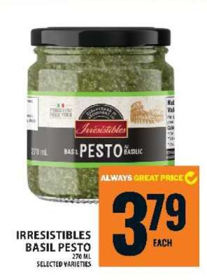 Irresistibles Basil Pesto