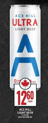 Ace Hill Light Beer