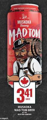 Muskoka Mad Tom Beer
