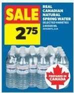 REAL CANADIAN NATURAL SPRING WATER