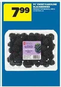 PC Sweet Karoline Blackberries