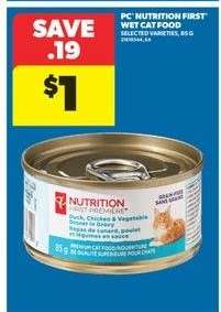 PC Nutrition First Wet Cat Food
