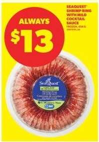 Seaquest Shrimp Ring with Mild Cocktail Sauce