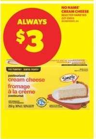 No Name Cream Cheese