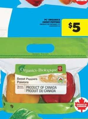PC Organics Sweet Peppers