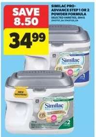 Similac Pro-Advance Step 1 or 2 Powder Formula