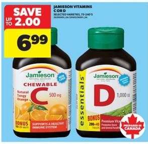 Jamieson Vitamins