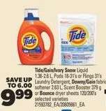 Tide/Gain/Ivory Snow Liquid