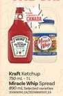 Kraft Ketchup / Miracle Whip Spread