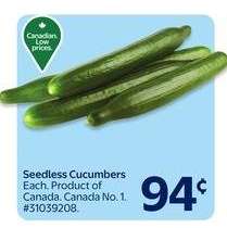 SEEDLESS CUCUMBERS