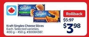 Kraft Singles Cheese Slices