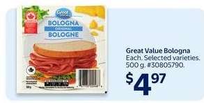 Great Value Bologna