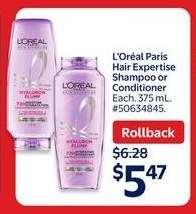 L'Oreal Paris Hair Expertise Shampoo or Conditioner