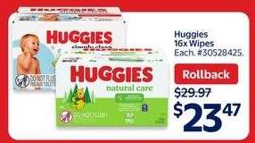 Huggies 16x Wipes