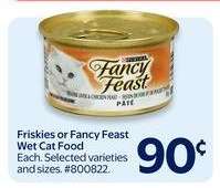 Friskies or Fancy Feast Wet Cat Food
