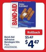 Band-Aid Adhesive Bandages 50s Pack