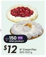 8" Cream Pies