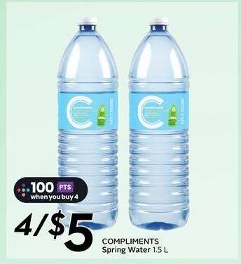COMPLIMENTS Spring Water 1.5 L