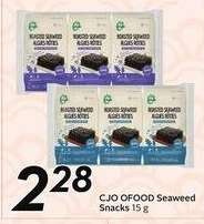 CJO OFOOD Seaweed Snacks 15 g