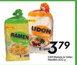 CKM Ramen or Udon Noodles