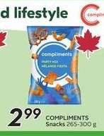 COMPLIMENTS Snacks